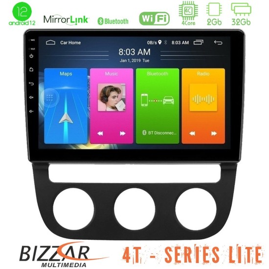 Bizzar 4T Series VW Jetta 4Core Android13 2+32GB Navigation Multimedia Tablet 10"