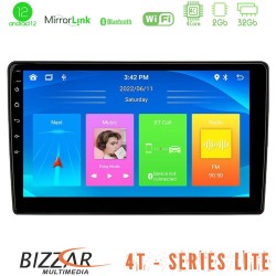 Bizzar 4T Series Ford Transit Custom 2019 – 2024 4Core Android13 2+32GB Navigation Multimedia Tablet 10"
