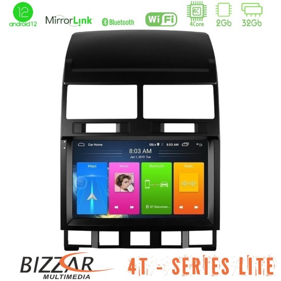 Bizzar 4T Series VW Touareg 2002 – 2010 4Core Android13 2+32GB Navigation Multimedia Tablet 9"