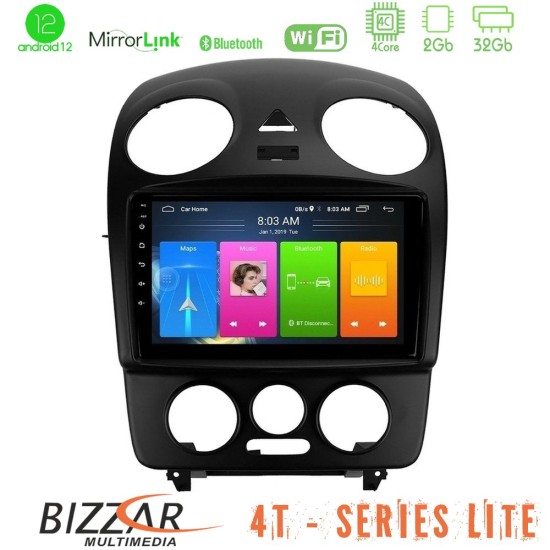 Bizzar 4T Series VW Beetle 4Core Android13 2+32GB Navigation Multimedia Tablet 9"