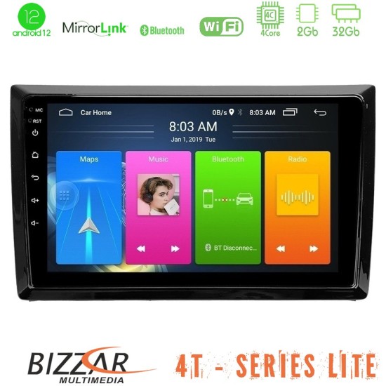 Bizzar 4T Series VW Beetle 4Core Android13 2+32GB Navigation Multimedia Tablet 9"