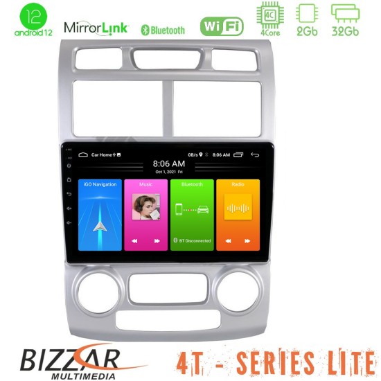 Bizzar 4T Series Kia Sportage 2005-2008 4Core Android13 2+32GB Navigation Multimedia Tablet 9″