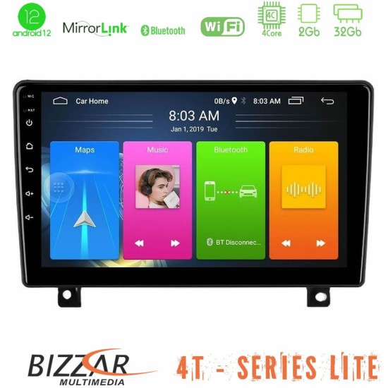 Bizzar 4T Series Opel Astra H 4Core Android13 2+32GB Navigation Multimedia Tablet 9" (dashboard version)