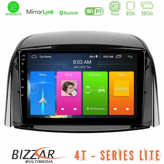 Bizzar 4T Series Renault Koleos 2007-2015 4Core Android13 2+32GB Navigation Multimedia Tablet 9"