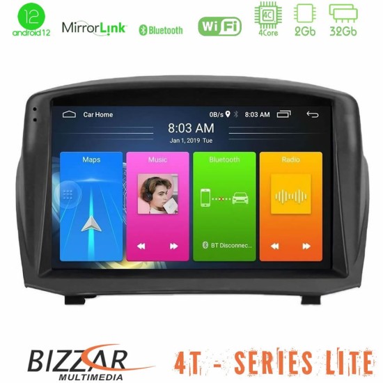 Bizzar 4T Series Ford Fiesta 2008-2016 4core Android13 2+32GB Navigation Multimedia Tablet 9" (Oem Style)