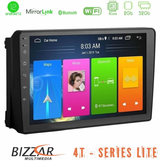 Bizzar 4T Series Ford 2007-> 4core Android13 2+32GB Navigation Multimedia Tablet 9"