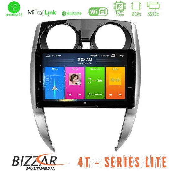 Bizzar 4T Series Nissan Note 2013-2018 4core Android13 2+32GB Navigation Multimedia Tablet 10"