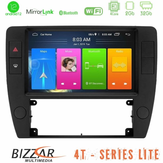 Bizzar 4T Series VW Passat B5 2001-2005 4core Android13 2+32GB Navigation Multimedia Tablet 9"