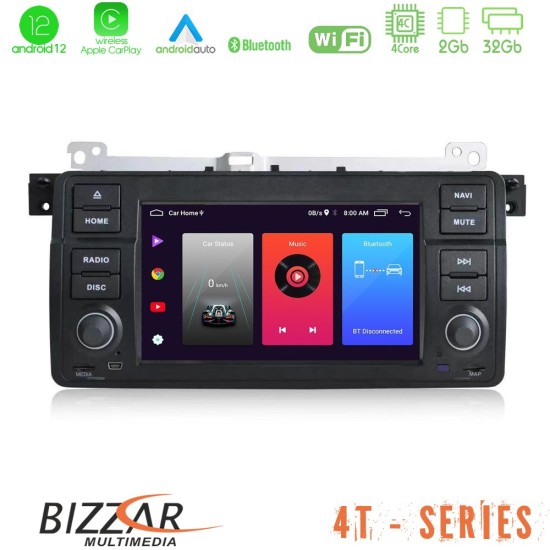 Bizzar OEM BMW 3 Series E46 4core Android12 2+32GB Navigation Multimedia Deckless 7" με Carplay/AndroidAuto