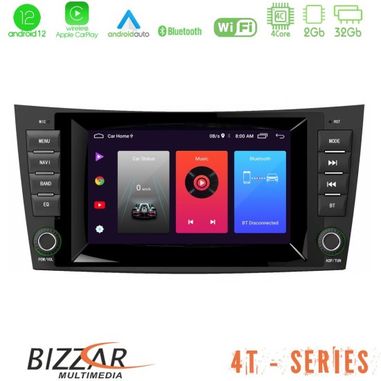 Bizzar OEM Mercedes E Class/CLS Class (W211/W219) 4core Android12 2+32GB Navigation Multimedia Deckless 7" με Carplay/AndroidAuto