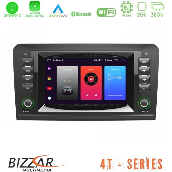 Bizzar OEM Mercedes ML/GL Class (W164) 8core Android12 4+64GB Navigation Multimedia Deckless 7" με Carplay/AndroidAuto