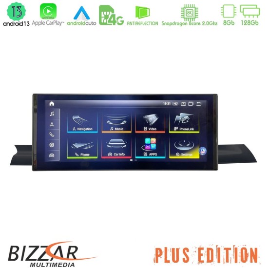 Bizzar Plus Edition Audi A4/A5 (B9) 2016-> Android13 8Core (8+128GB) Navigation Multimedia 10.25″ HD Anti-reflection