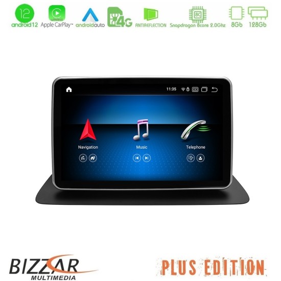 Bizzar Plus Edition Mercedes Android 13 (8+128GB) 8core Mercedes ML/SLK NTG4.5 Navigation Multimedia station 9"