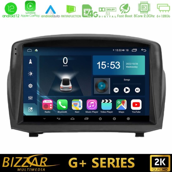 Bizzar G+ Series Ford Fiesta 2008-2016 8core Android12 6+128GB Navigation Multimedia Tablet 9" (Oem Style)