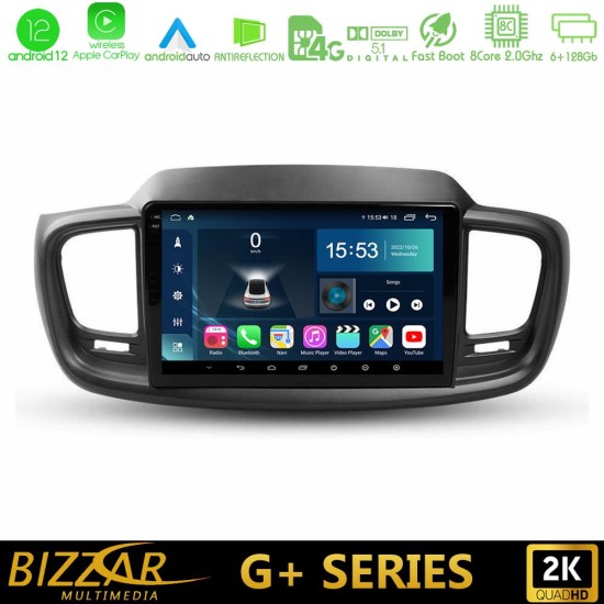 Bizzar G+ Series Kia Sorento 2018-2021 8Core Android12 6+128GB Navigation Multimedia Tablet 9"