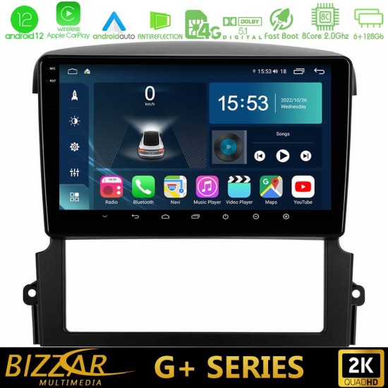 Bizzar G+ Series Kia Sorento 8core Android12 6+128GB Navigation Multimedia Tablet 9"