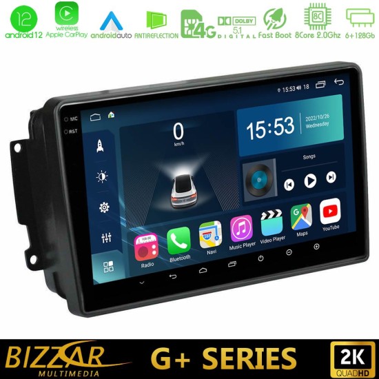 Bizzar G+ Series Mercedes C/CLK/G Class (W203/W209) 8core Android12 6+128GB Navigation Multimedia Tablet 9"