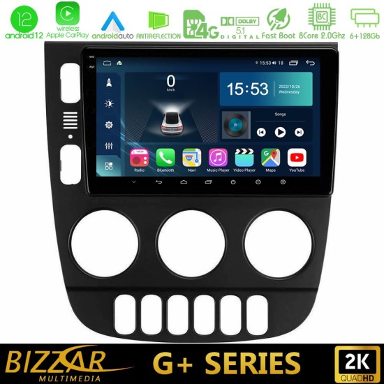 Bizzar G+ Series Mercedes ML Class 1998-2005 8Core Android12 6+128GB Navigation Multimedia Tablet 9"