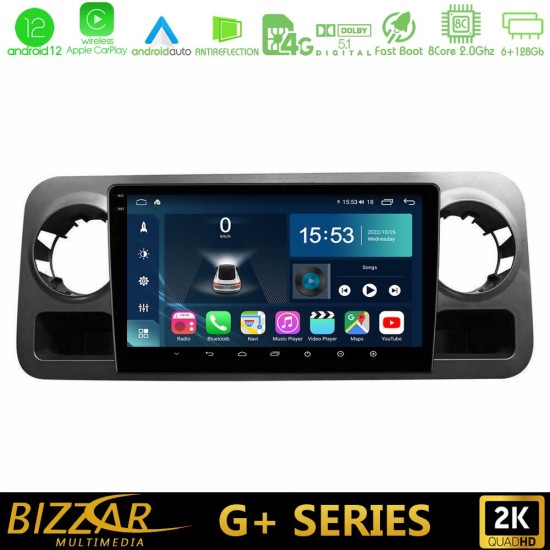 Bizzar G+ Series Mercedes Sprinter W907 8Core Android12 6+128GB Navigation Multimedia Tablet 10"