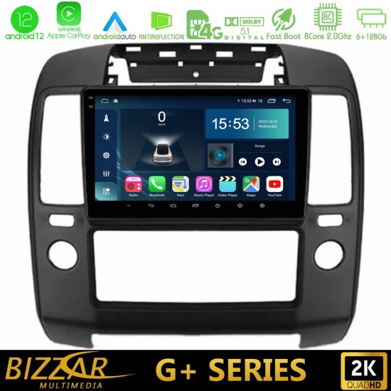 Bizzar G+ Series Nissan Navara 8core Android12 6+128GB Navigation Multimedia Tablet 9"