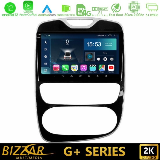 Bizzar G+ Series Renault Clio 2016-2019 8core Android12 6+128GB Navigation Multimedia Tablet 10"