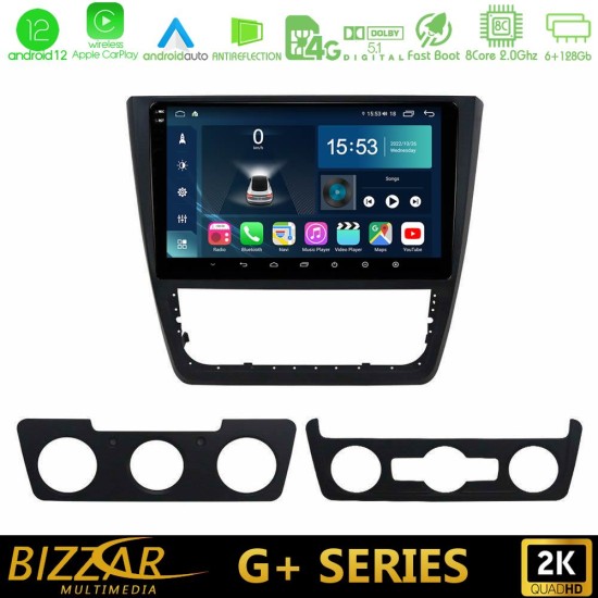 Bizzar G+ Series Skoda Yeti 2009-> 8core Android12 6+128GB Navigation Multimedia Tablet 10"