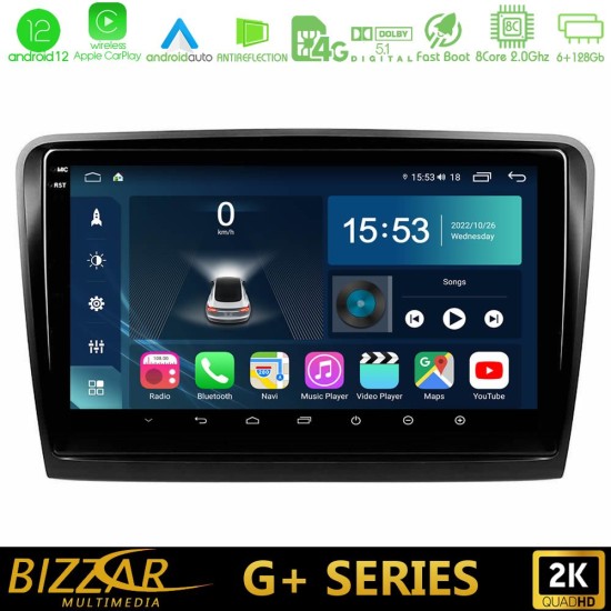 Bizzar G+ Series Skoda Superb 2008-2015 8core Android12 6+128GB Navigation Multimedia Tablet 10"