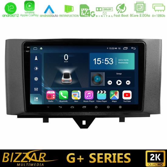 Bizzar G+ Series Smart 451 Facelift 8core Android12 6+128GB Navigation Multimedia Tablet 9"