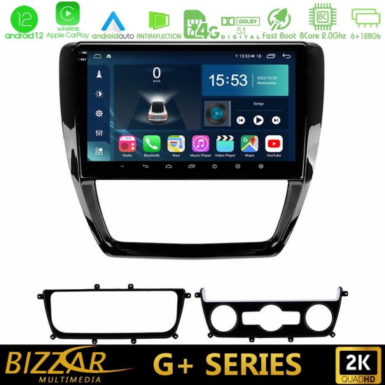 Bizzar G+ Series VW Jetta 8core Android12 6+128GB Navigation Multimedia Tablet 10"