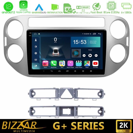 Bizzar G+ Series VW Tiguan 8core Android12 6+128GB Navigation Multimedia Tablet 9"