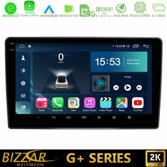 Bizzar G+ Series VW Passat 8core Android12 6+128GB Navigation Multimedia Tablet 9"