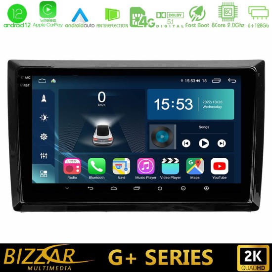 Bizzar G+ Series VW Beetle 8core Android12 6+128GB Navigation Multimedia Tablet 9"