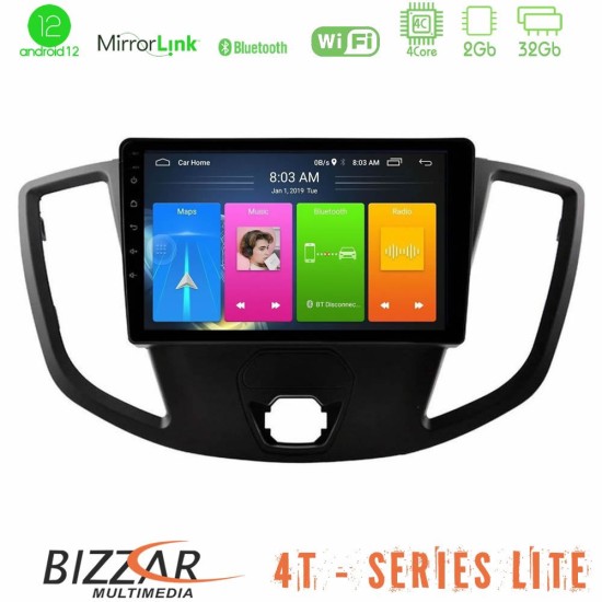 Bizzar 4T Series Ford Transit 2014-> 4core Android13 2+32GB Navigation Multimedia Tablet 9"