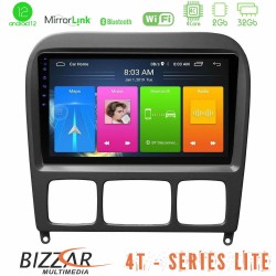 Bizzar 4T Series Mercedes S Class 1999-2004 (W220) 4core Android13 2+32GB Navigation Multimedia Tablet 9" Bizzar 4T Series Mercedes S Class 1999-2004 (W220) 4core Android13 2+32GB Navigation Multimedia Tablet 9"