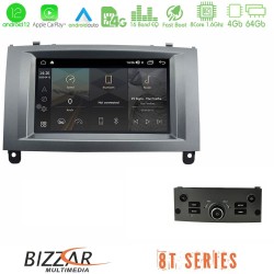 Bizzar OEM Peugeot 407 2004-2011 8core Android12 4+64GB Navigation Multimedia Deckless 7" με Carplay/AndroidAuto Bizzar OEM Peugeot 407 2004-2011 8core Android12 4+64GB Navigation Multimedia Deckless 7" με Carplay/AndroidAuto