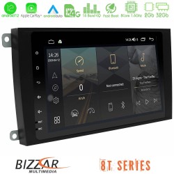 Bizzar OEM Porsche Cayenne 2003-2010 8core Android12 2+32GB Navigation Multimedia Deckless 8" με Carplay/AndroidAuto Bizzar OEM Porsche Cayenne 2003-2010 8core Android12 2+32GB Navigation Multimedia Deckless 8" με Carplay/AndroidAuto