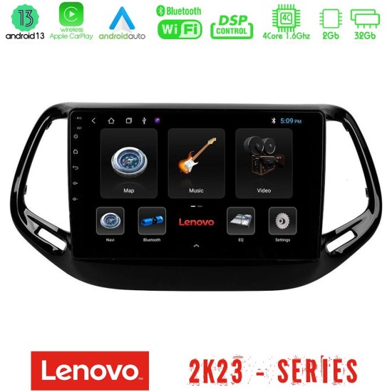 Lenovo Car Pad Jeep Compass 2017> 4Core Android 13 2+32GB Navigation Multimedia Tablet 10" Lenovo Car Pad Jeep Compass 2017> 4Core Android 13 2+32GB Navigation Multimedia Tablet 10"