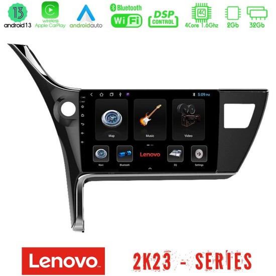 Lenovo Car Pad Toyota Corolla 2017-2018 4Core Android 13 2+32GB Navigation Multimedia Tablet 10" Lenovo Car Pad Toyota Corolla 2017-2018 4Core Android 13 2+32GB Navigation Multimedia Tablet 10"