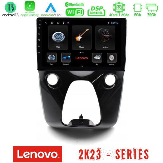 Lenovo Car Pad Toyota Aygo | Citroen C1 | Peugeot 108 4Core Android 13 2+32GB Navigation Multimedia 10" Lenovo Car Pad Toyota Aygo | Citroen C1 | Peugeot 108 4Core Android 13 2+32GB Navigation Multimedia 10"