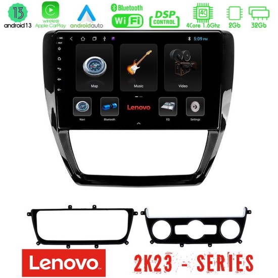 Lenovo Car Pad VW Jetta 4Core Android 13 2+32GB Navigation Multimedia Tablet 10"