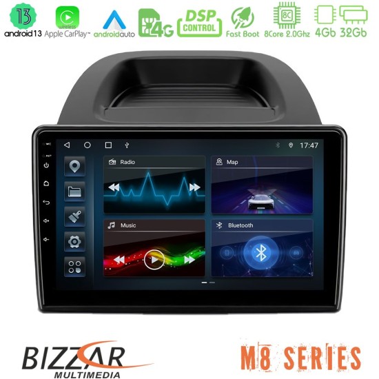 Bizzar M8 Series Ford Ecosport 2018-2020 8core Android13 4+32GB Navigation Multimedia Tablet 10"