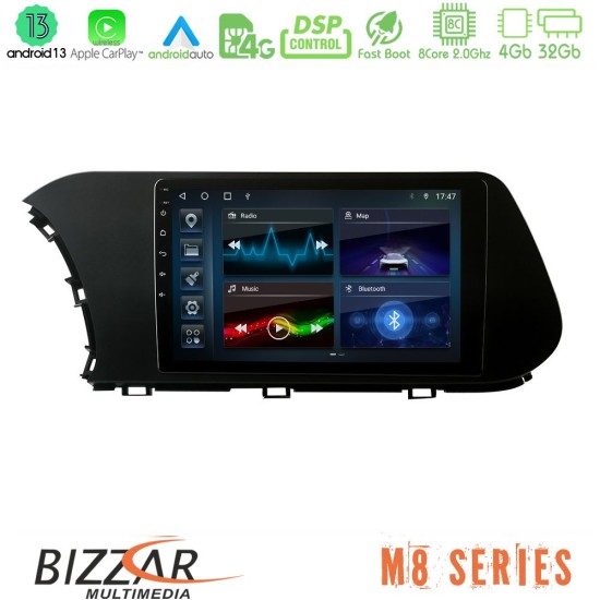 Bizzar M8 Series Hyundai i20 2021-2024 8core Android13 4+32GB Navigation Multimedia Tablet 10"