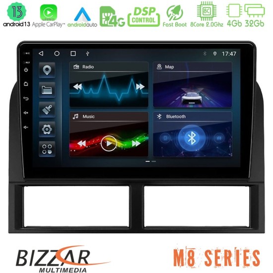 Bizzar M8 Series Jeep Grand Cherokee 1999-2004 8core Android13 4+32GB Navigation Multimedia Tablet 9"