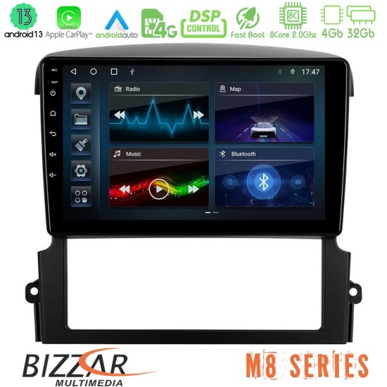 Bizzar M8 Series Kia Sorento 8core Android13 4+32GB Navigation Multimedia Tablet 9"