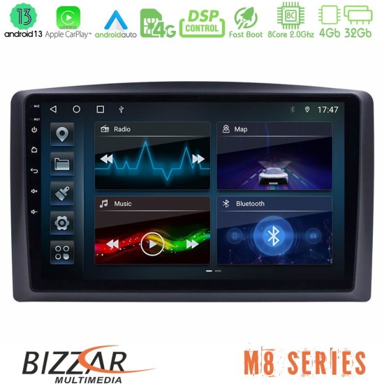 Bizzar M8 Series Mercedes Vito 2015-2021 8core Android13 4+32GB Navigation Multimedia Tablet 10"