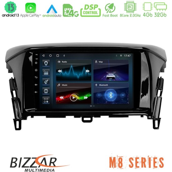 Bizzar M8 Series Mitsubishi Eclipse Cross 8core Android13 4+32GB Navigation Multimedia Tablet 9"