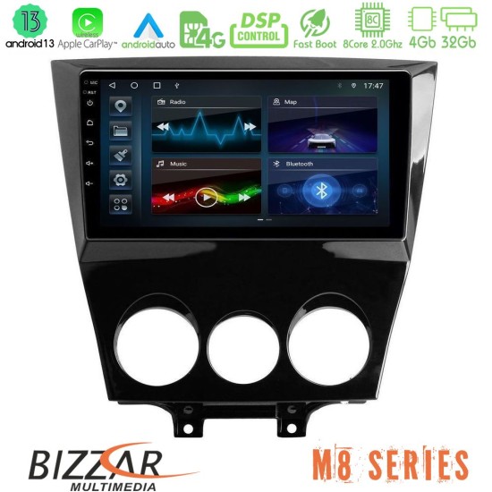 Bizzar M8 Series Mazda RX8 2008-2012 8Core Android13 4+32GB Navigation Multimedia Tablet 9"