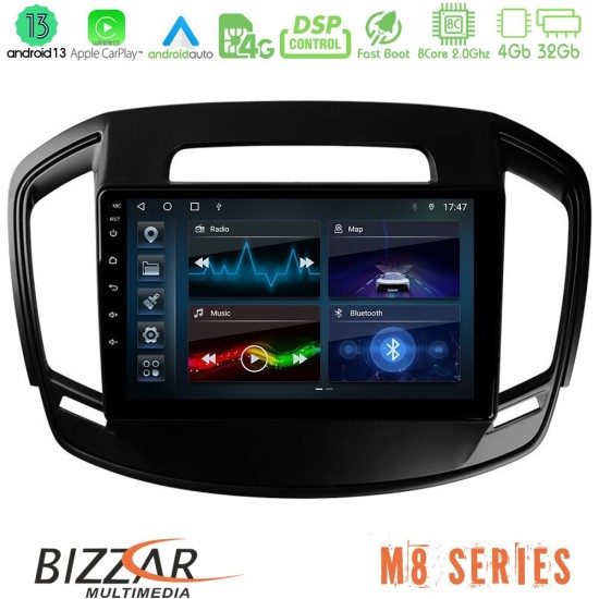 Bizzar M8 Series Opel Insignia 2014-2017 8core Android13 4+32GB Navigation Multimedia Tablet 9"