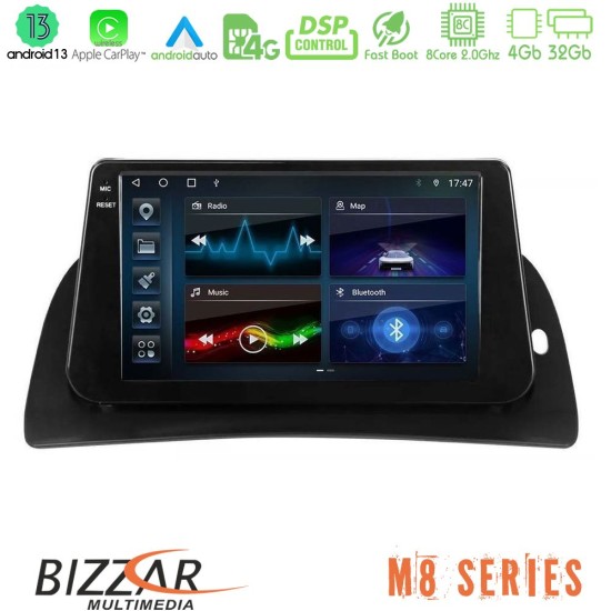 Bizzar M8 Series Renault Kangoo 2015-2018 8Core Android13 4+32GB Navigation Multimedia Tablet 9"