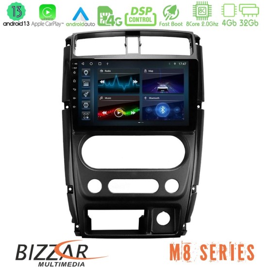 Bizzar M8 Series Suzuki Jimny 2007-2017 8core Android13 4+32GB Navigation Multimedia Tablet 9"